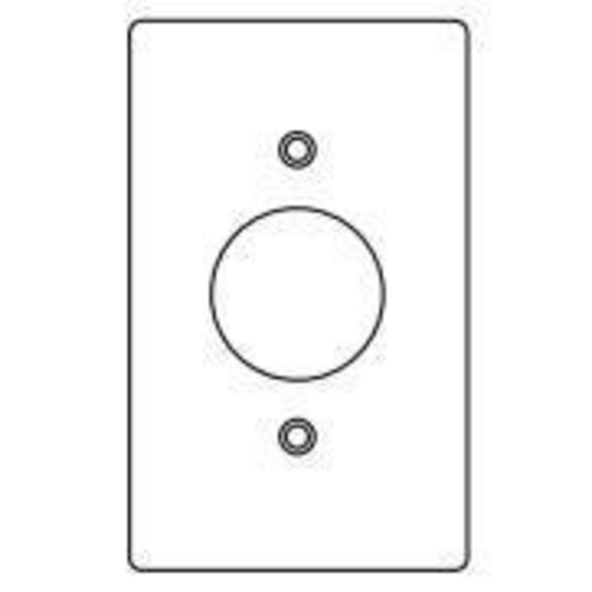 Product image for KILLARK 1FG COVER FS BOX COVER 1G 1-5/8" ROUND ALUMINUM W/O COAT FS SERIES WALLPLATE