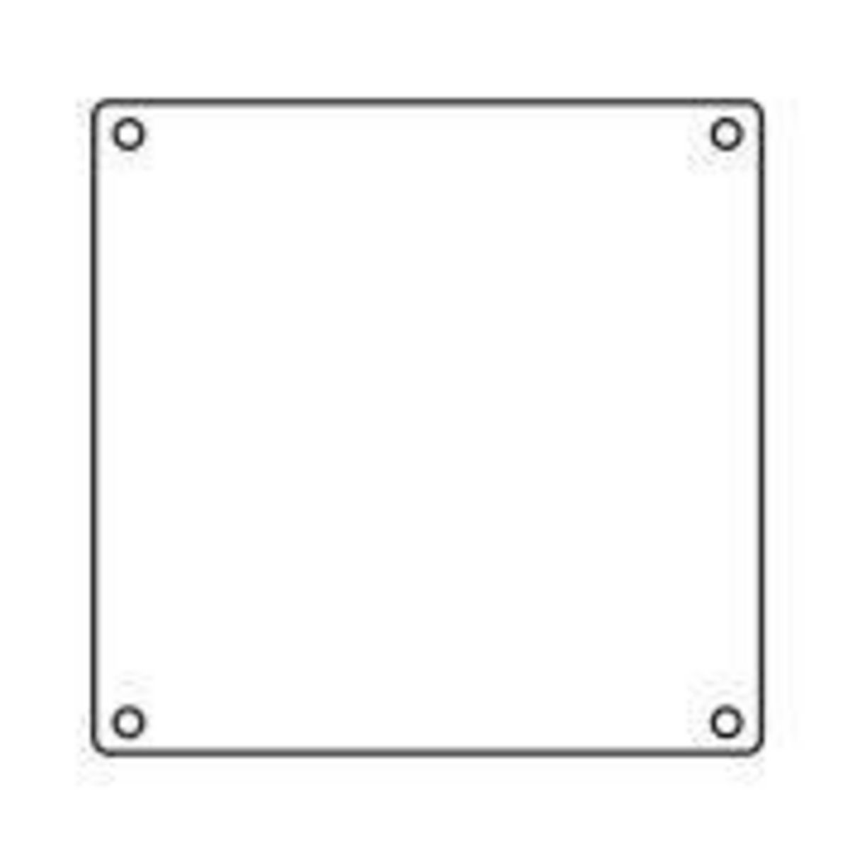 Product image for CVR, AL BLANK 2GANG