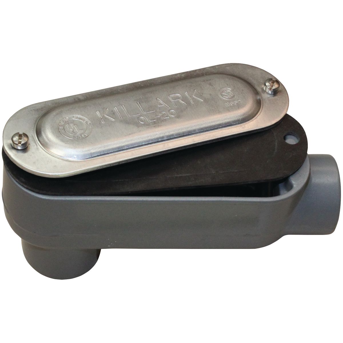Product image for KILLARK OLB-1CG FITTING LB 1/2" W COVER GASKET ALUMINUM