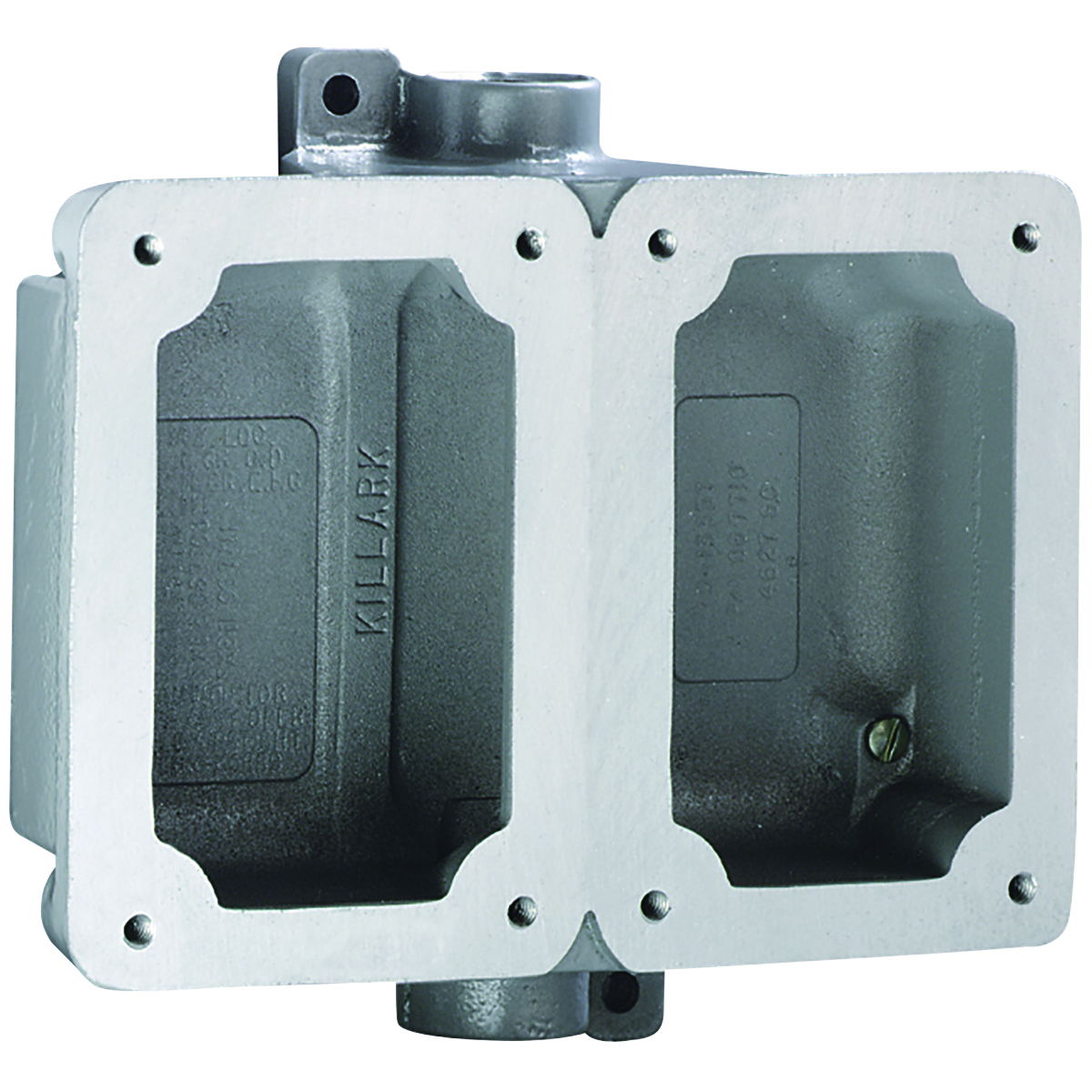 Product image for Box splice 2-gang feed-thru 6-13/16x7-17/32x2"