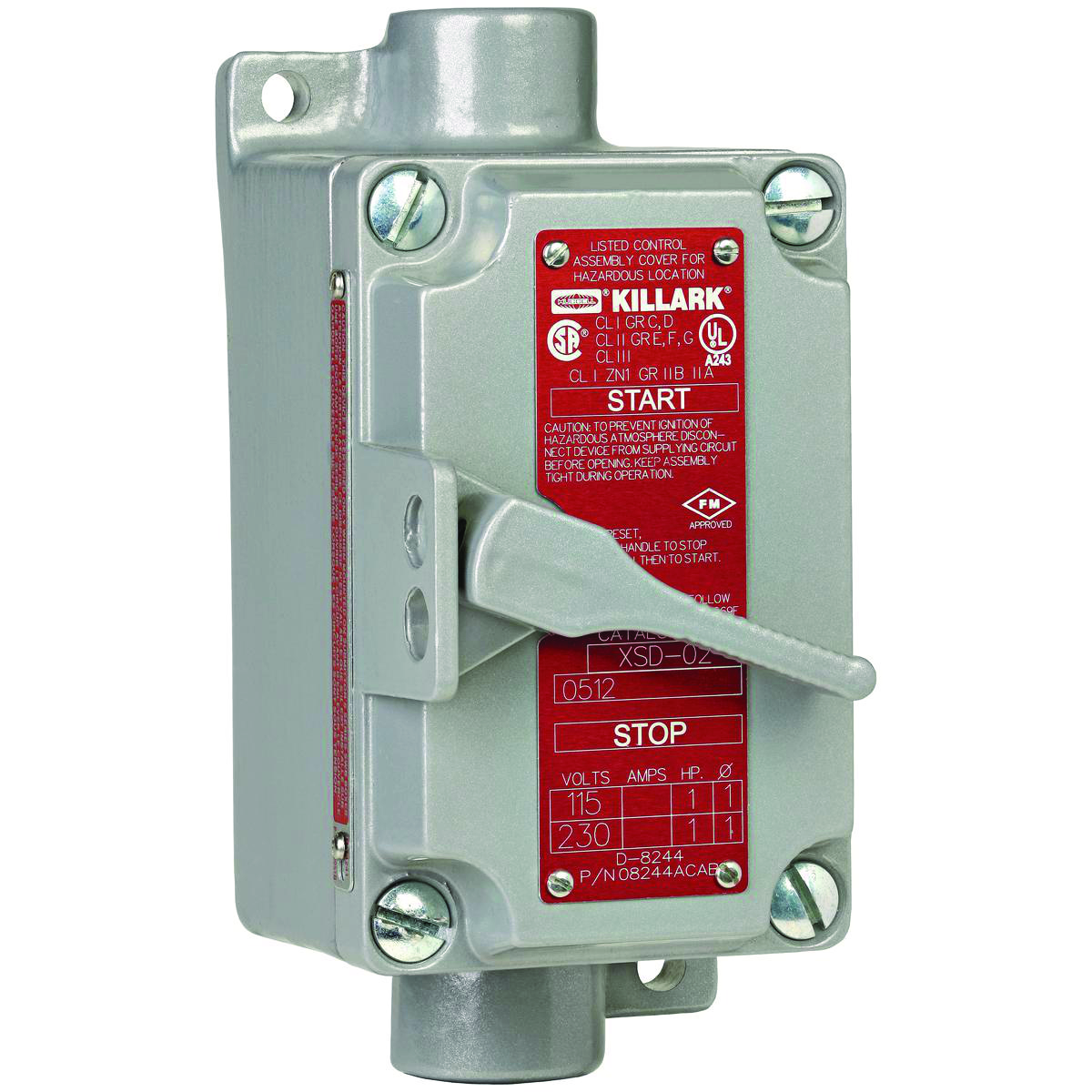 Product image for SWITCH 1GANG 1P FEED 3/4" O.P.