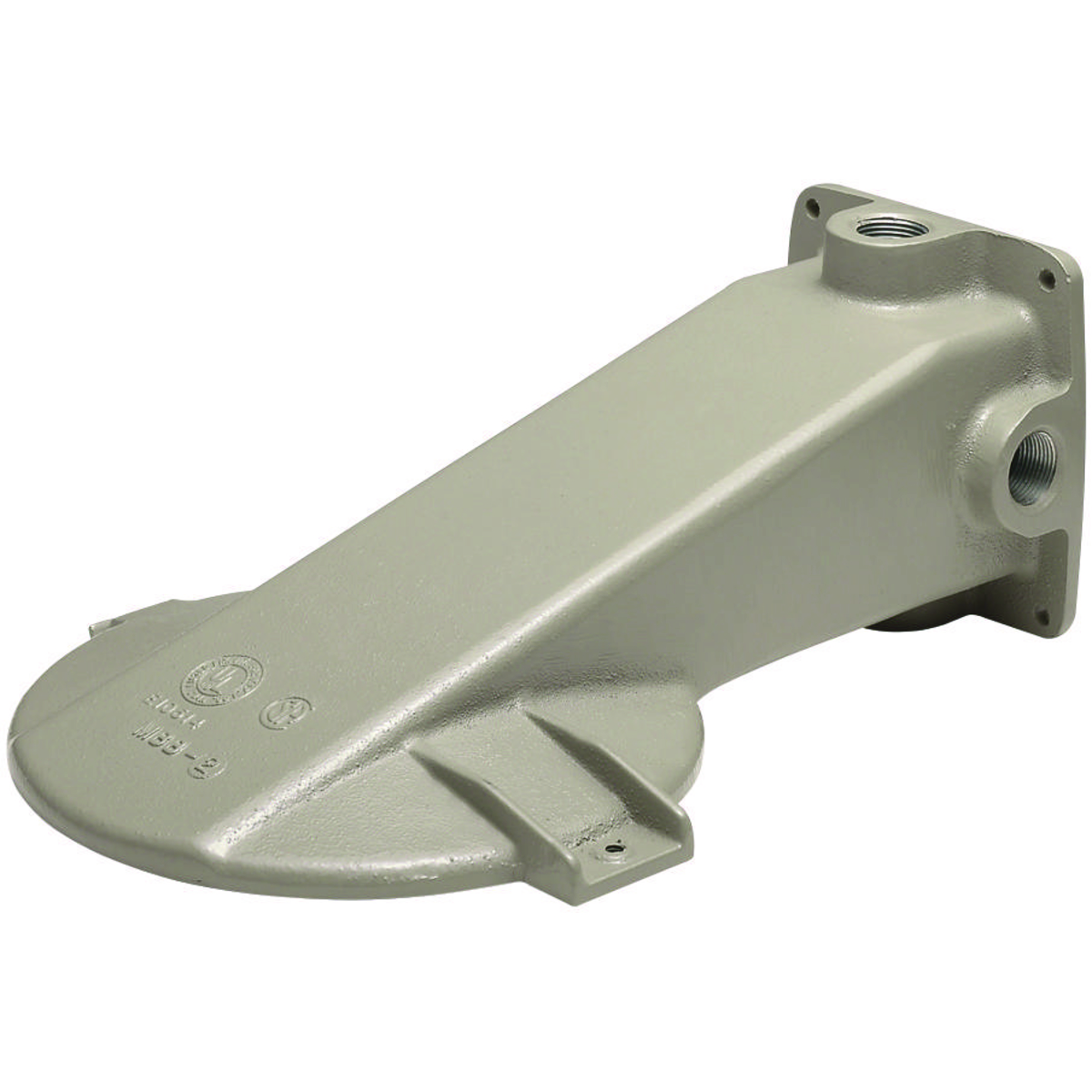 Product image for MB Series - Aluminum Wall Mounting Bracket - Hub Size 3/4 Inch