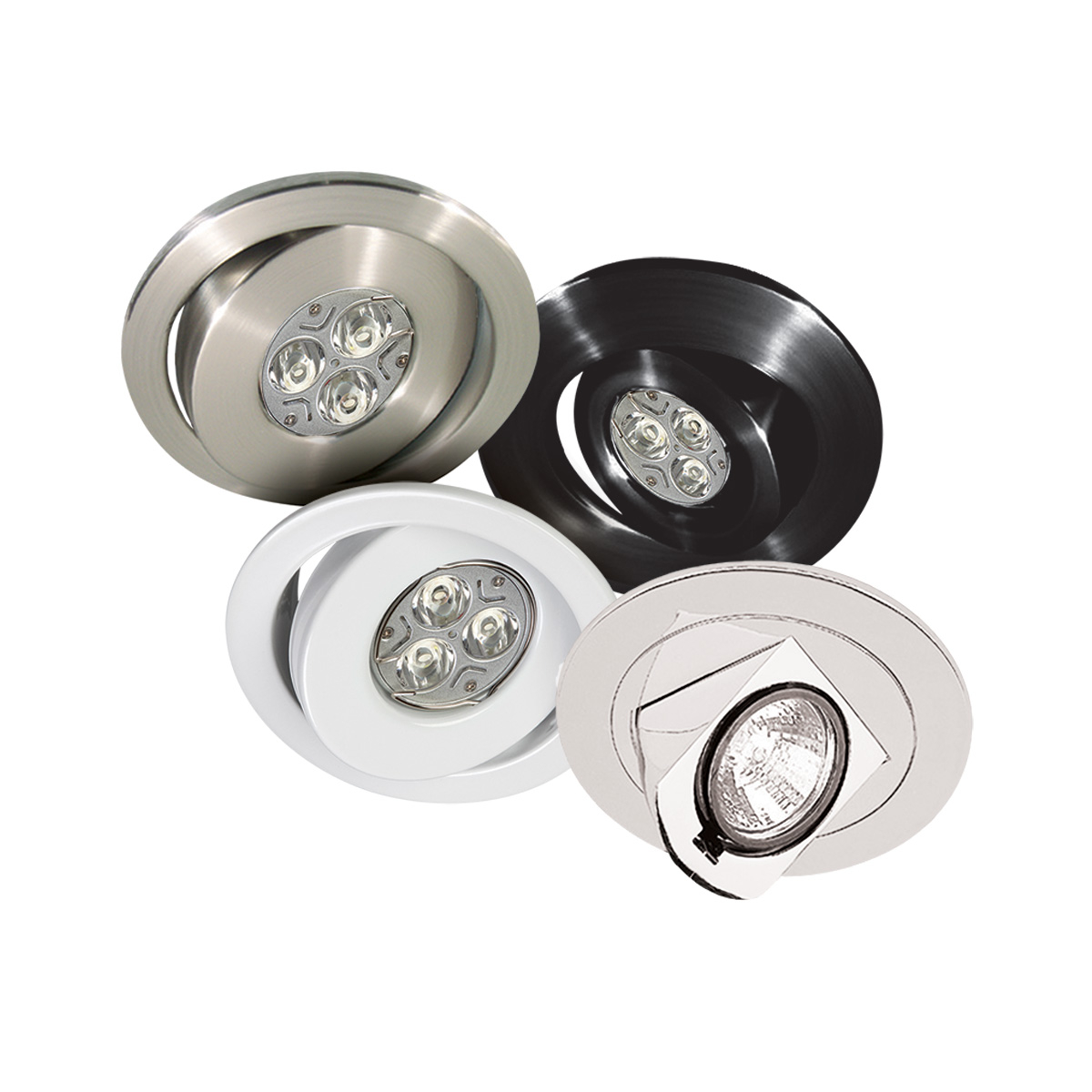 Product image for RCSSD TRIM WHITE MR16 12V6W-LED