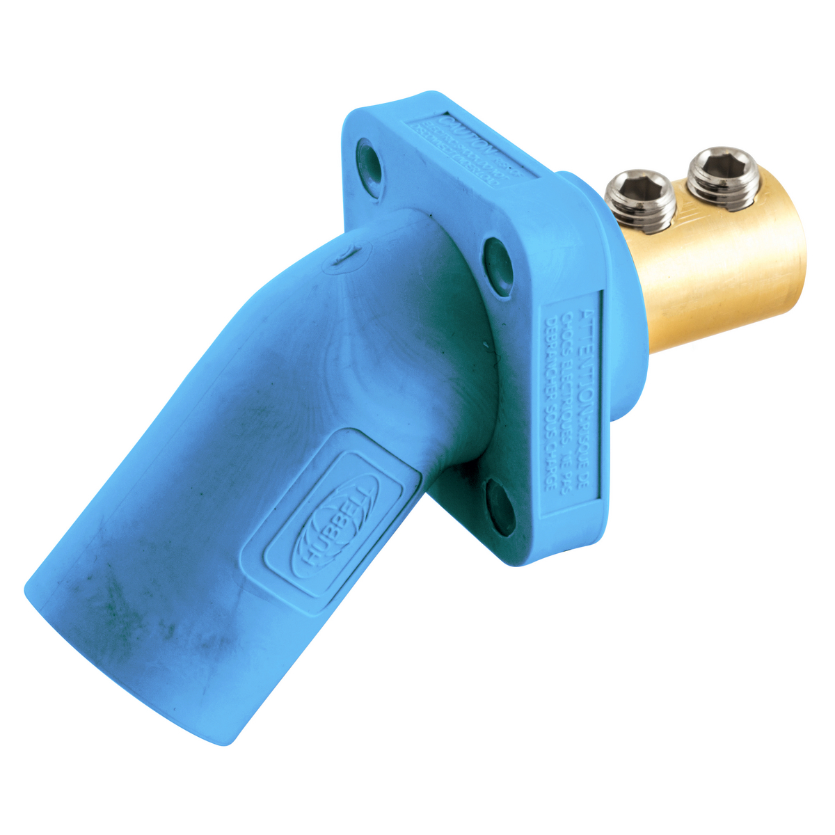 Product image for SINGLEPOLE, 300/400A ANG INLET, SCRW, BL