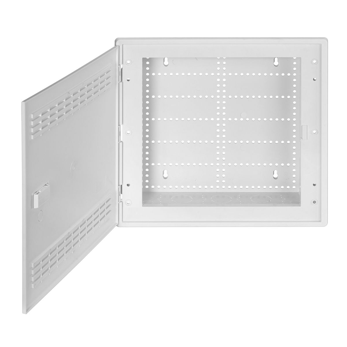 Product image for NETSELECT,CAB,BOX W/DOOR,PLASTIC,14"H,WH