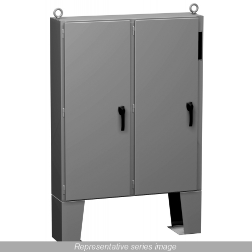 HAMMOND 2UD726218FFTC ENCLOSURE 2DOOR 72X62X18 DISCONNECT NEMA12