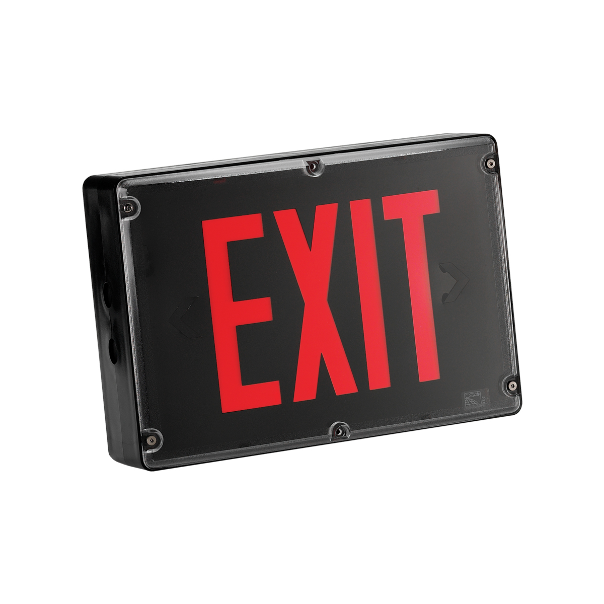 Product image for NEMA-4X EM LED EXIT UNIV RED