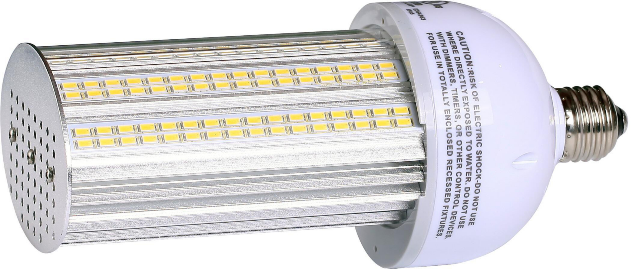 Product image for DISC. LED HID REPLACEMENT 30W-4050LM 4000K 80CRI NON-DIM E39 180 DEGREE HORIZONTAL 100-277V