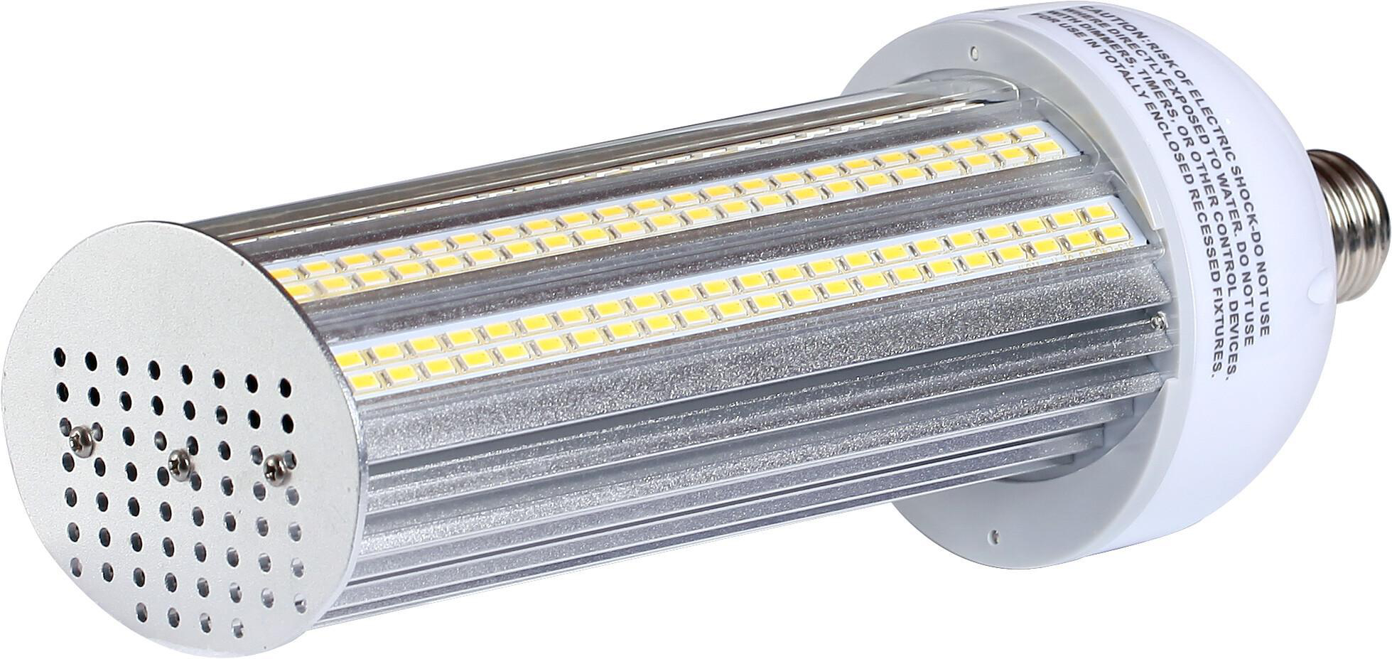 Product image for DISC. LED HID REPLACEMENT 40W-5600LM 5000K 80CRI NON-DIM E26 180 DEGREE HORIZONTAL 100-277V