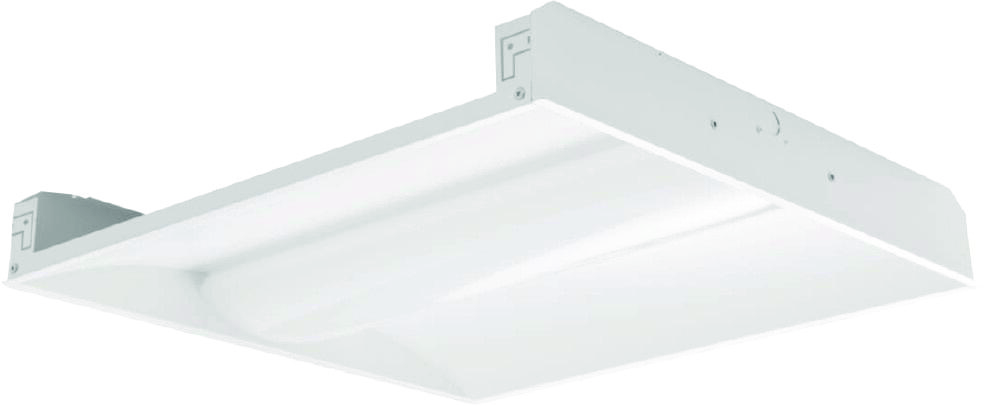 Product image for (DISC.) 3500K, VOLUMETRIC TROFFER 2X2 26W-3198LM 0-10V DIMMABLE 80CRI 3500K