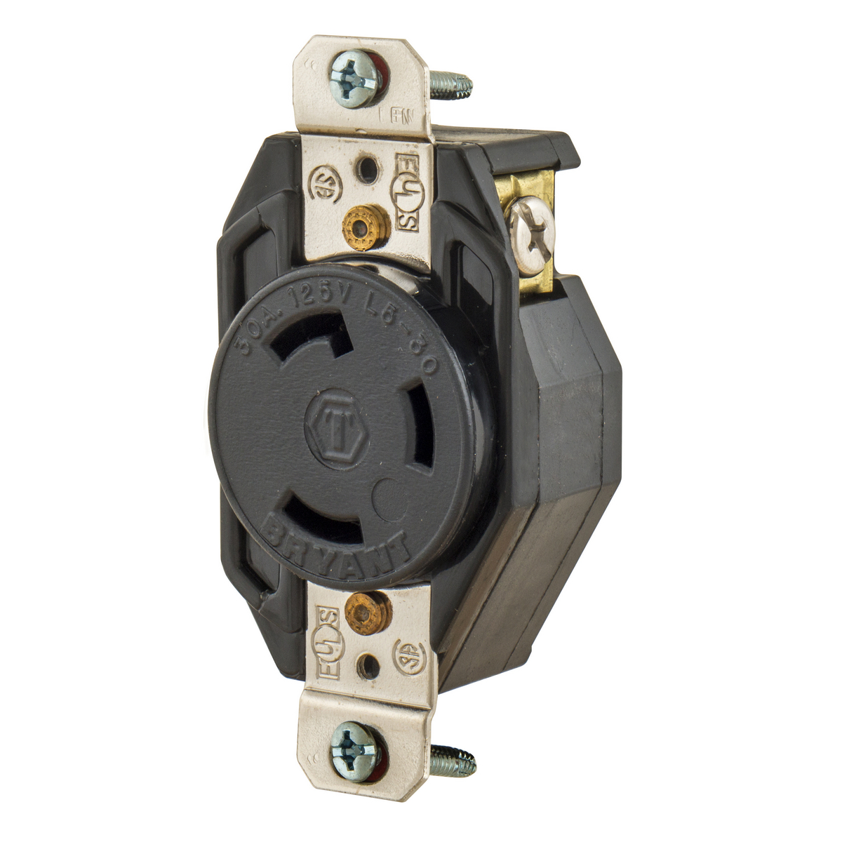 Product image for LKG RCPT, 30A 125V, L5-30R, BK