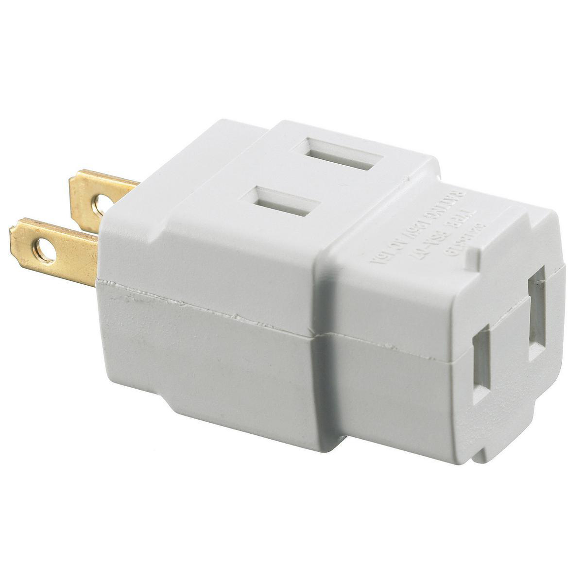 Product image for CUBETAP, GROUNDED, 15A 125V (MS90)