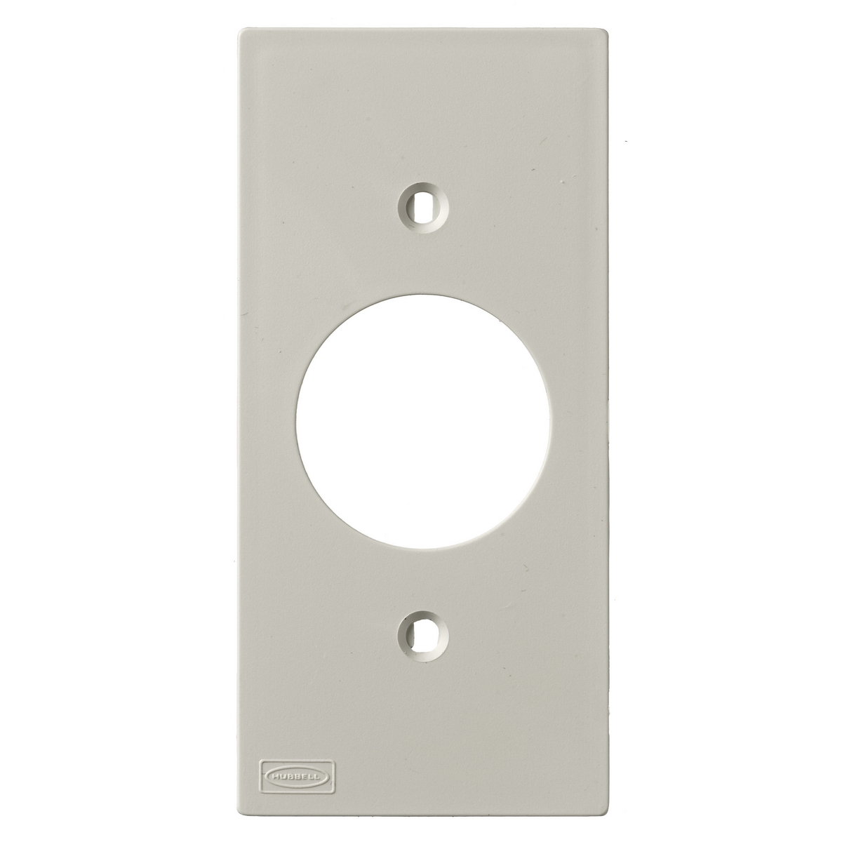 HUB KP7 COVER FACEPLATE KP SER 1GANG 1.40"