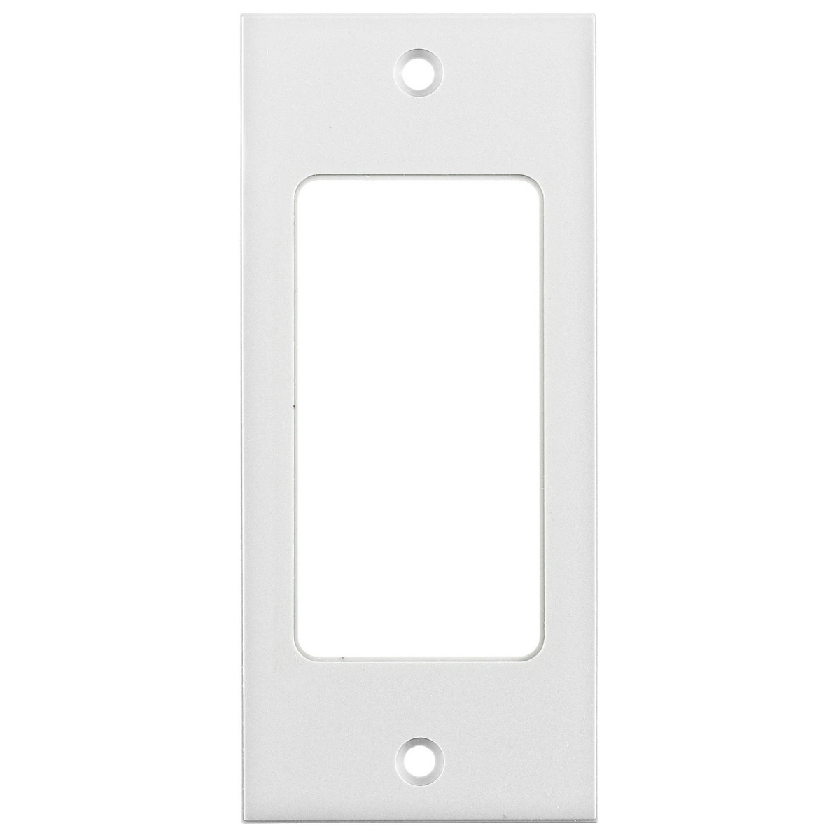 Product image for Plate f/wall box recessed white