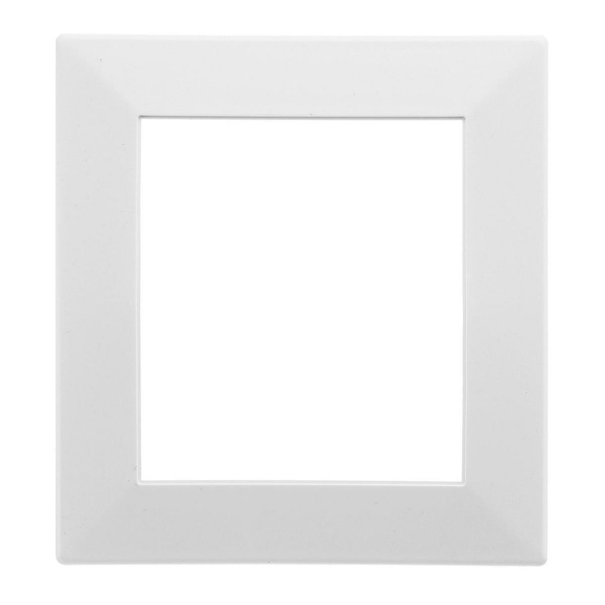 Product image for Trim ring f/recessed wall box flange 2 gang white