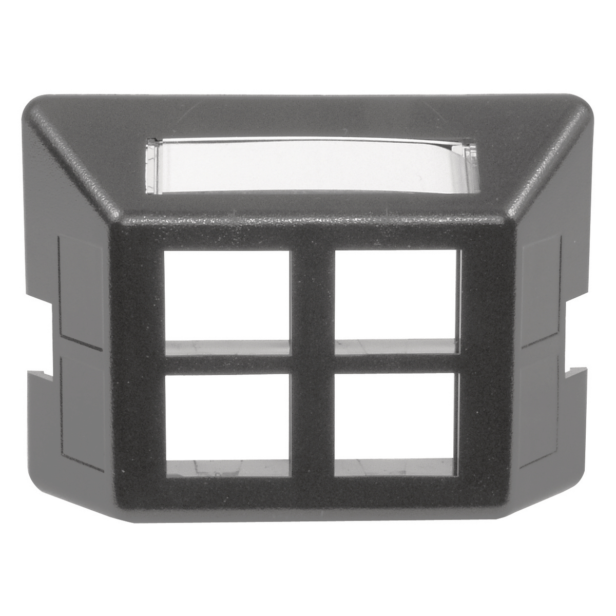 Product image for PLATE, FURNITURE,STD,4PORT,GY