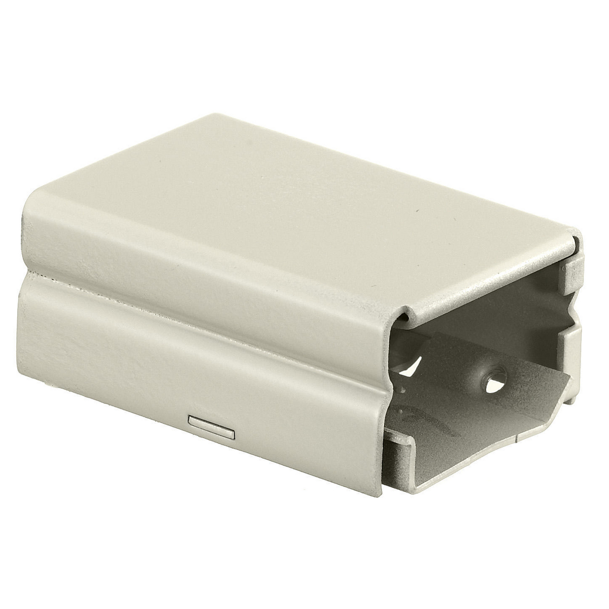 Product image for Fitting transition steel for 2000 to HBL2000 raceway ivory 2.04x1.38x0.82"
