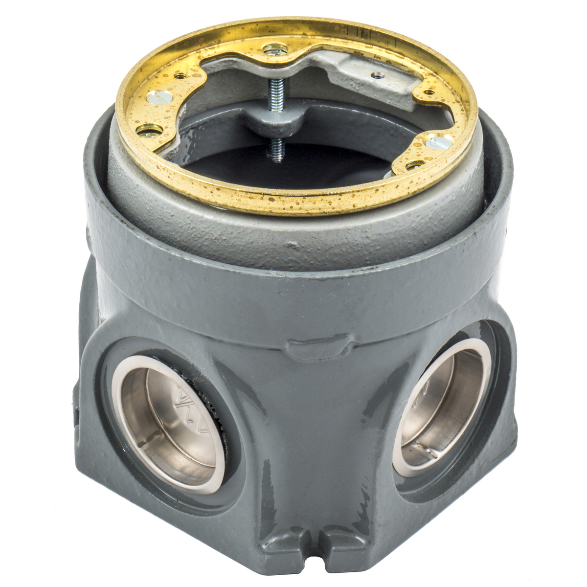 Product image for Box floor cast-iron brass 5x4.66x4.75"