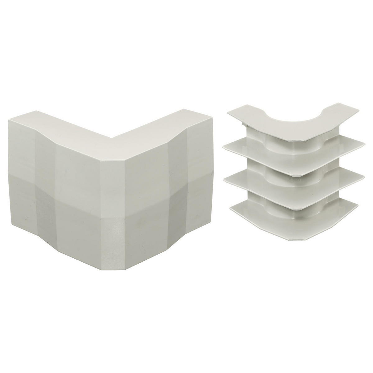 Product image for Elbow external base & cover for PB3 raceway office white