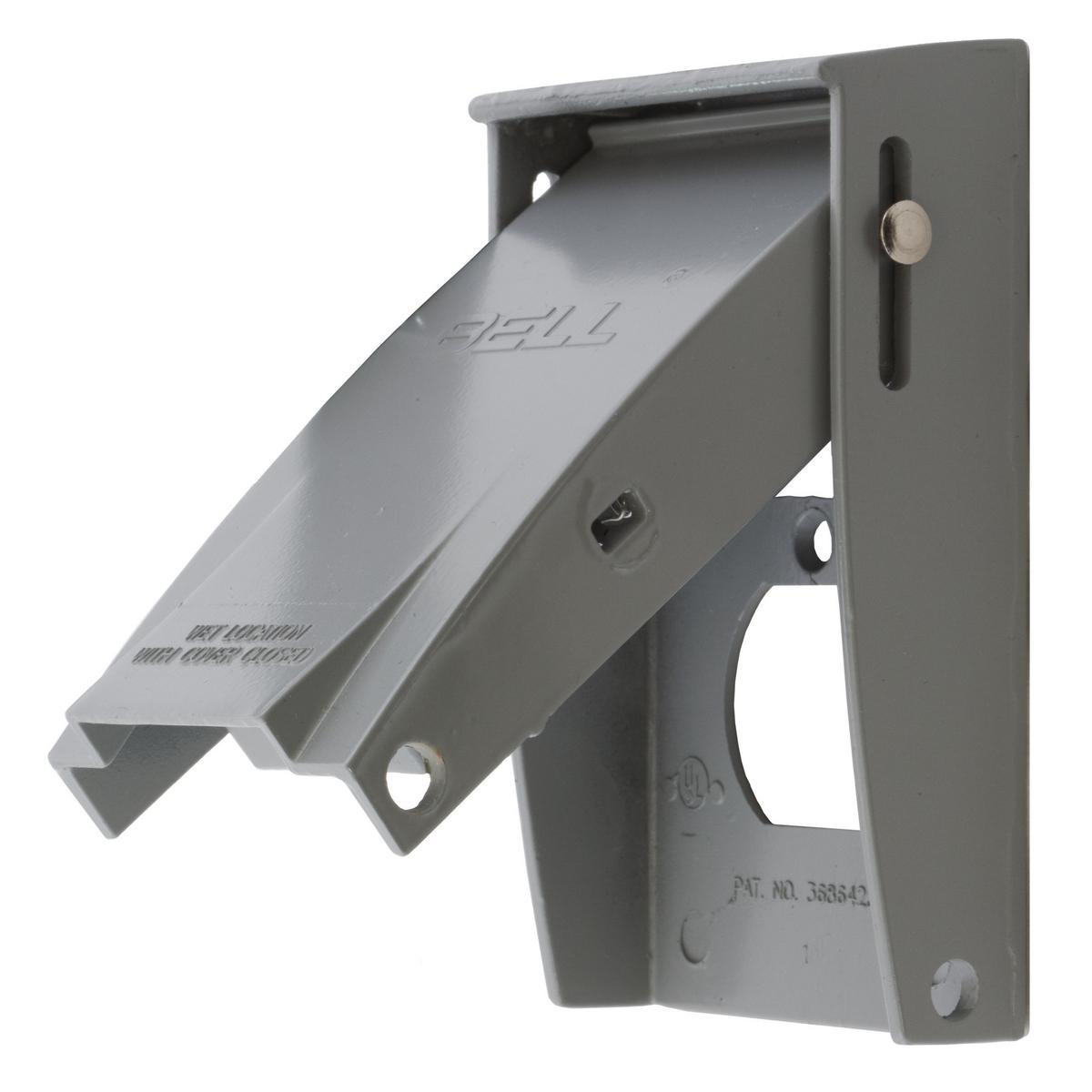 Product image for W/PROOF DUP PLATE VERT CAST ZINC (MS90)