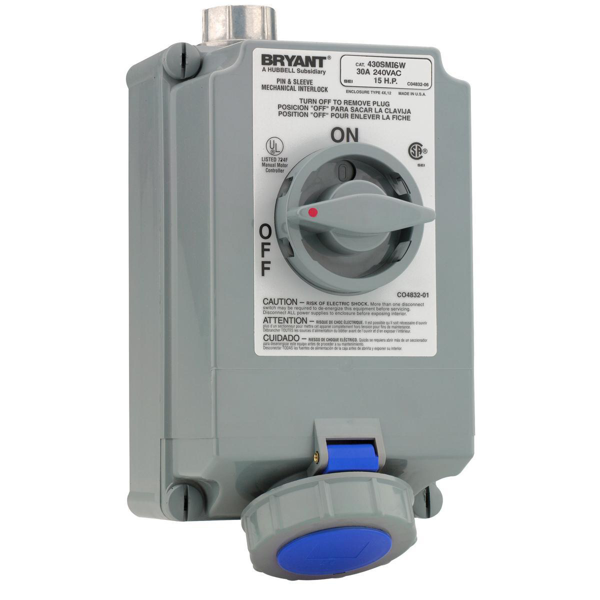 Product image for PS, IEC, MECHINT, 2P3W, 60A 250V, (MS90)