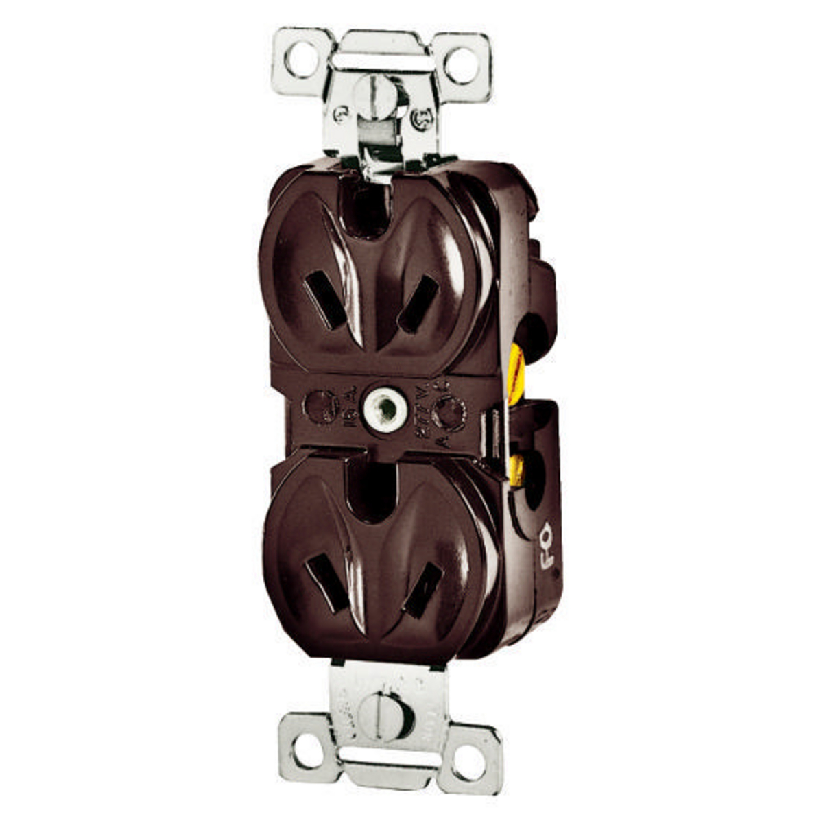 Product image for DUP RCPT, 15A 277V, 7-15R, BR
