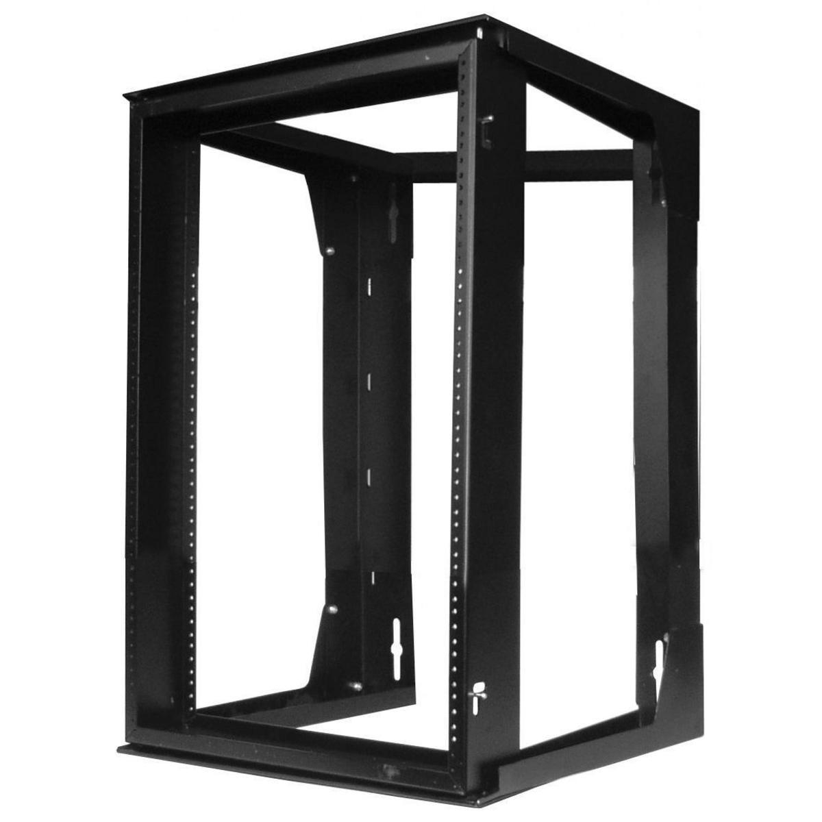 Product image for Frame swing wall-mount 12U black 18x20.7x24"
