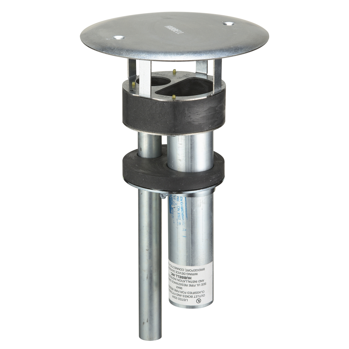 Product image for HUB S1PTAVFIT FITTING THROUGH FLOOR A/V