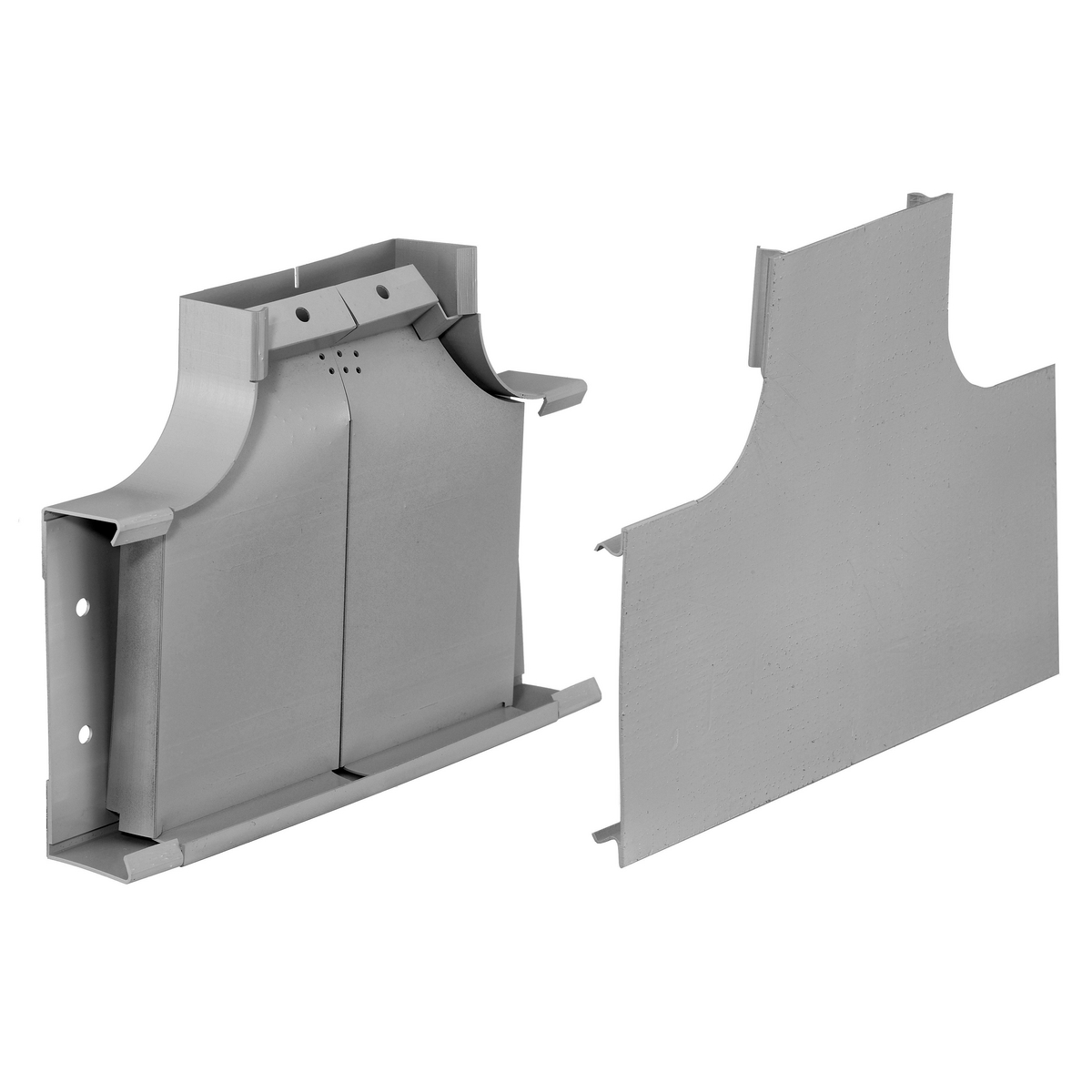 Product image for Fitting Tee divided for HBL4750 raceway grey