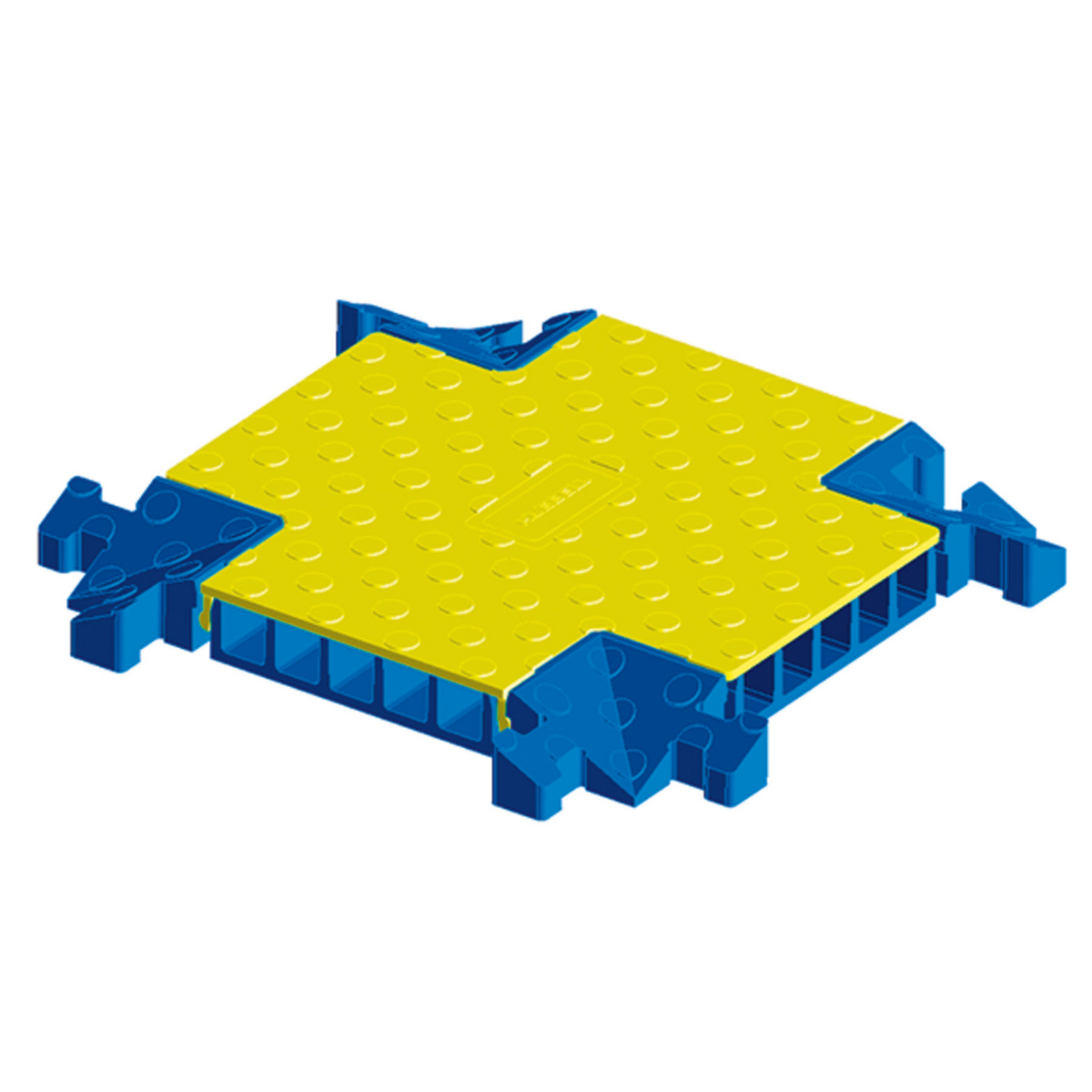 Product image for System hose & cable 5-channel X-fitting blue & yellow