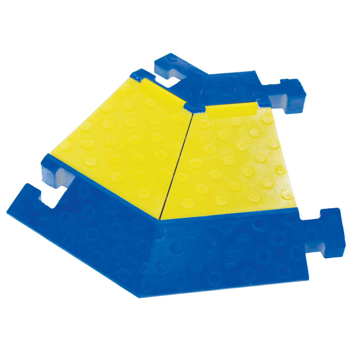 Product image for System hose & cable protection 5-channel blue & yellow