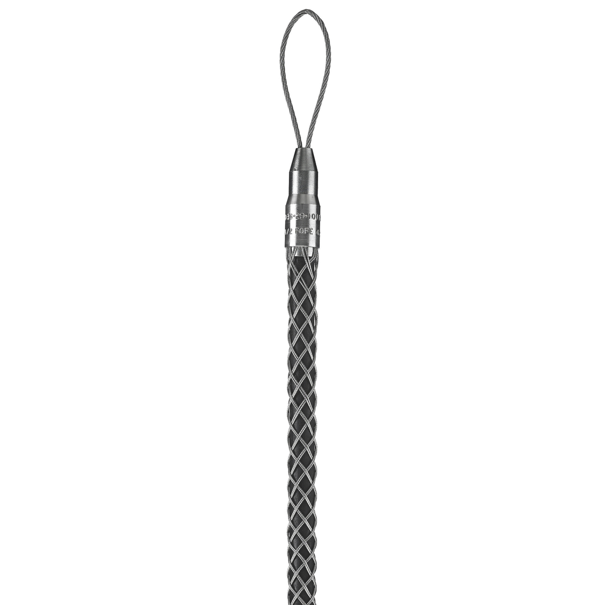 Product image for Grip pulling fiber optic flexible eye steel galvanized 0.32-0.48"