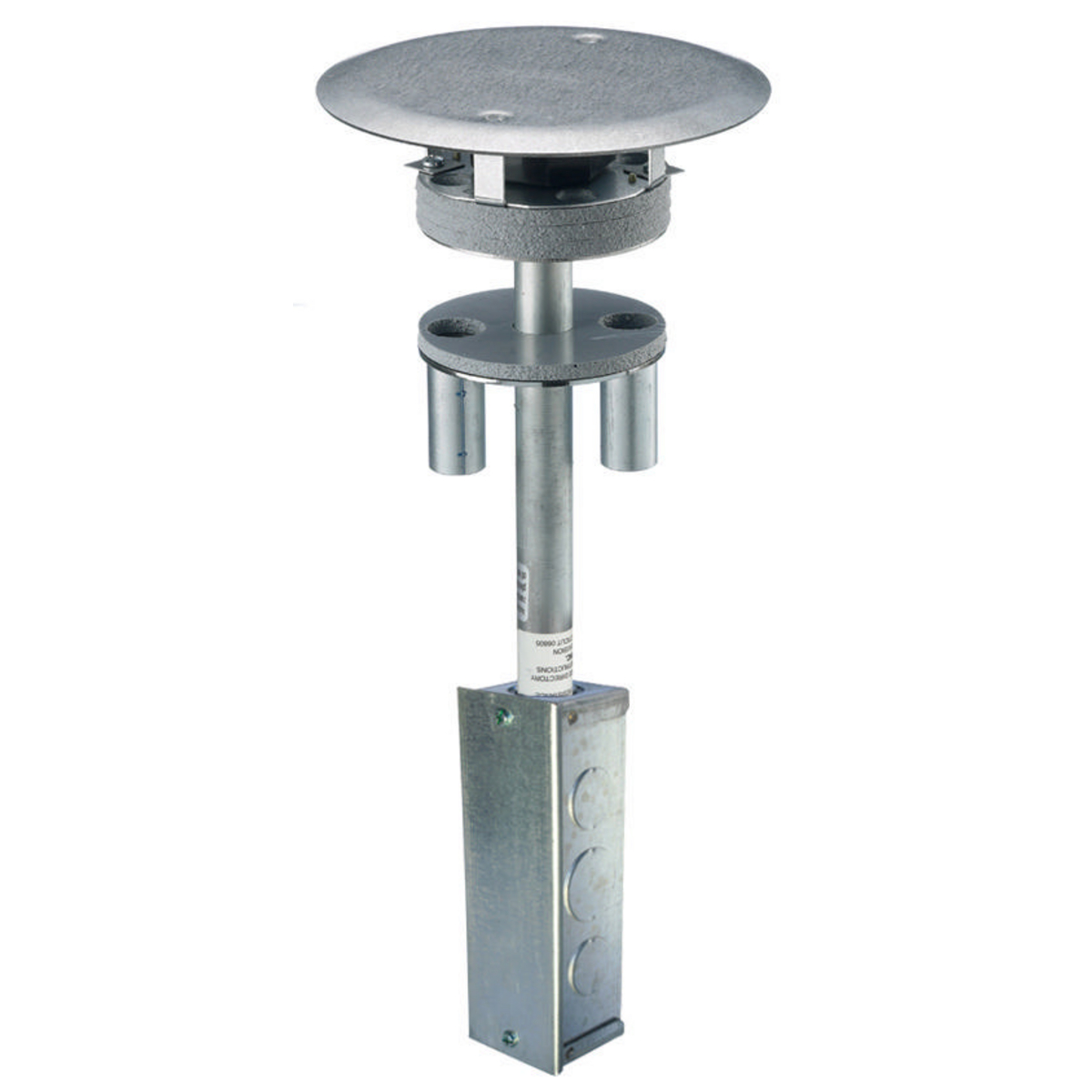 Product image for Through floor fitting 4x4 w/junction box