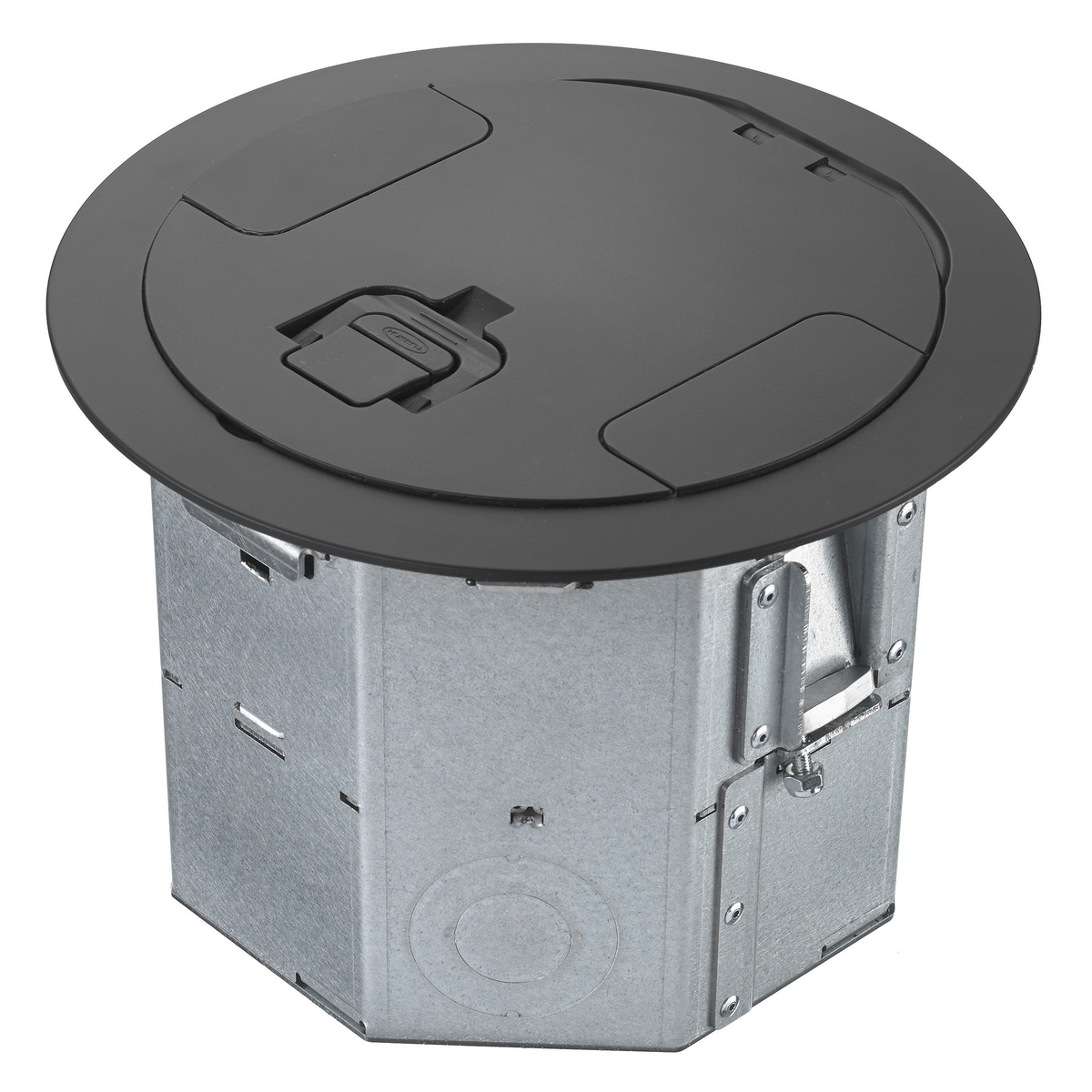 Product image for ROUND AFB,4-G,6.5INDEEP,BLACKCOVER