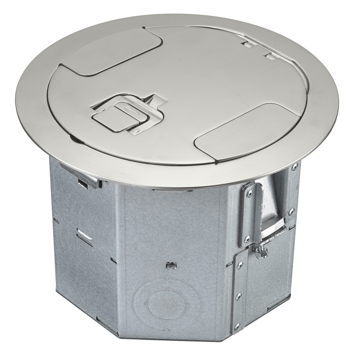 Product image for ROUNDAFB,4-G,6.5INDEEP,NICKELCOVER