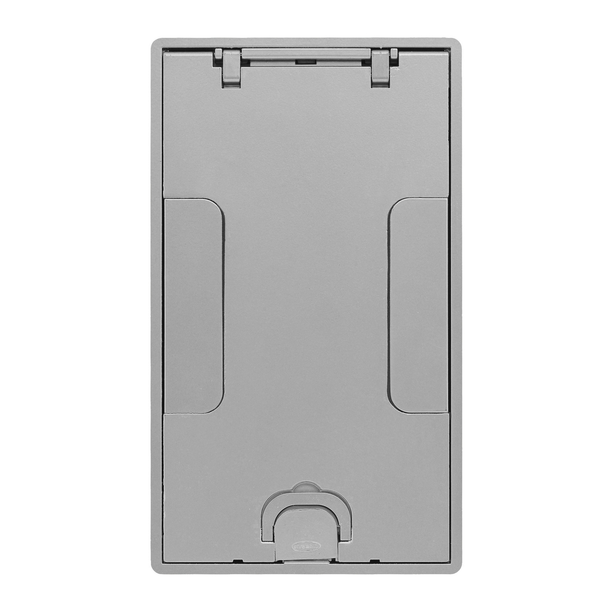 Product image for HUB 24GTCVRALU COVER TILE 2GANG/ 4GANG FLOOR BOX FLUSH ALUMINUM POWDER COATED