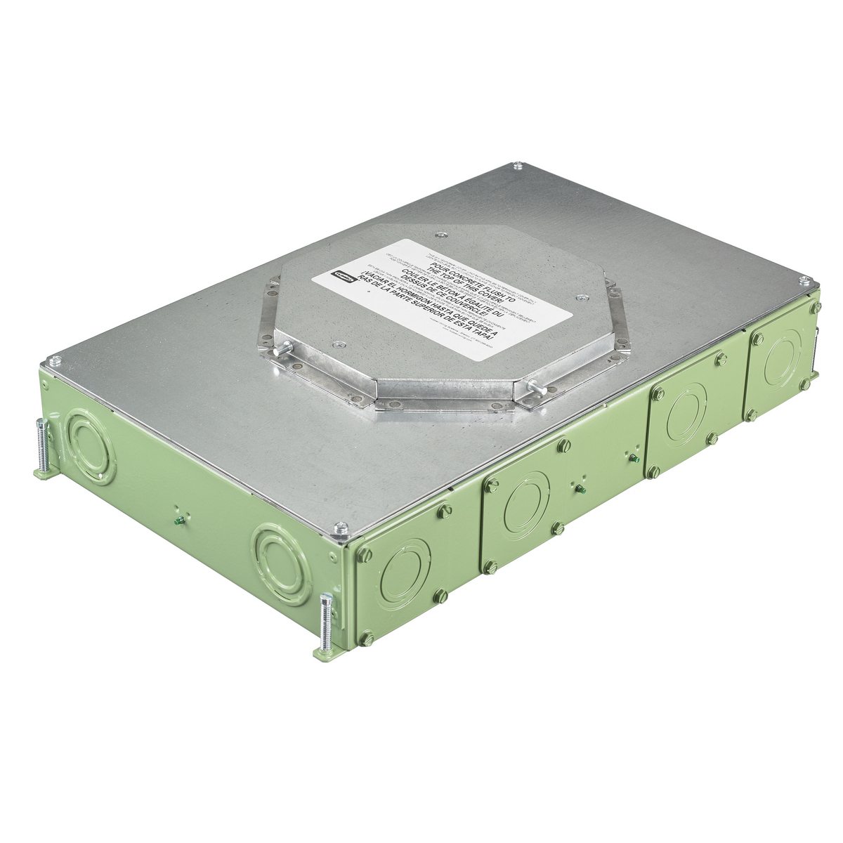 Product image for REC CFB,6 GANG,3 IN,ROUND CVR VER (MS90)