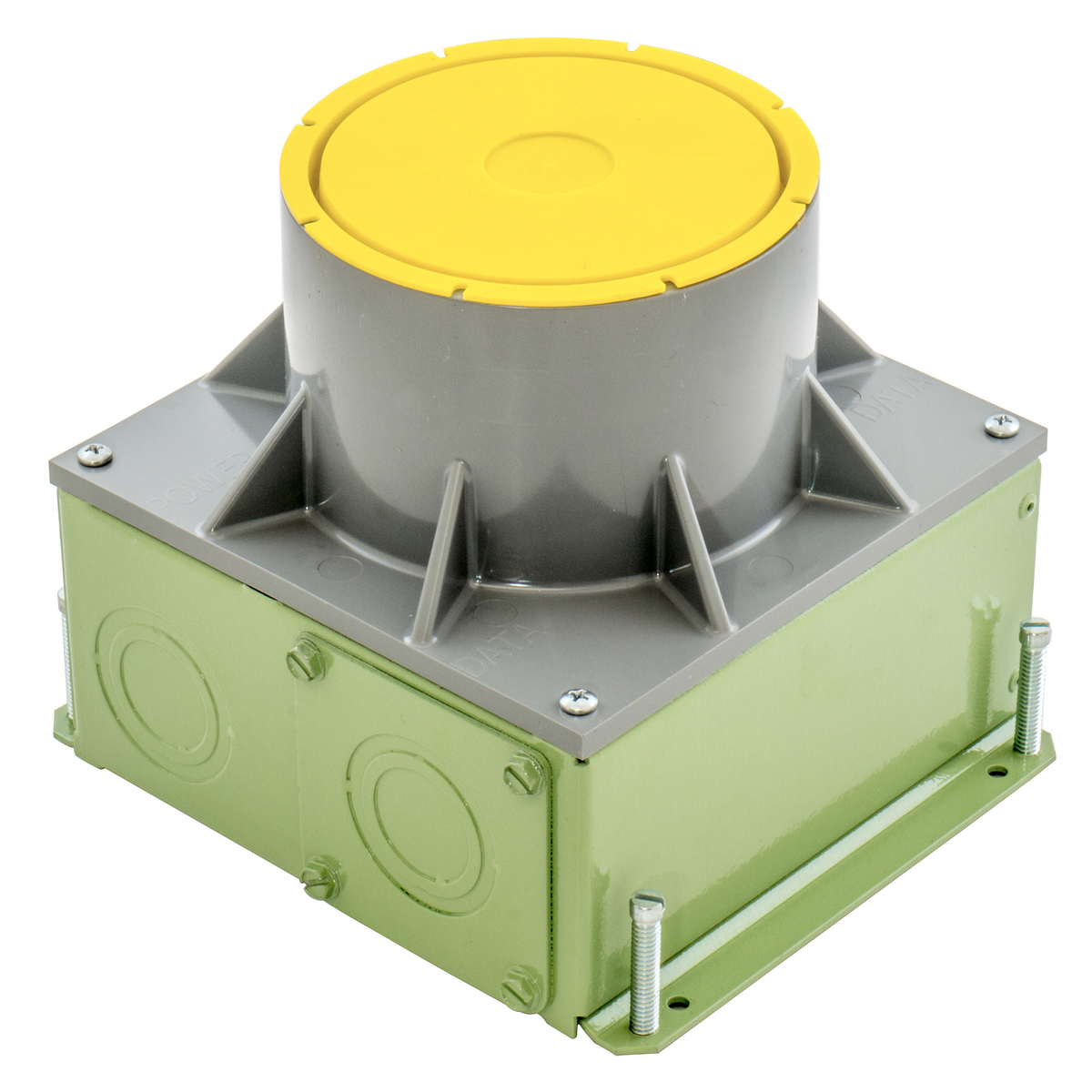 Product image for S1R FB 4 STAMPED STEEL FLOOR BOX PAINTED