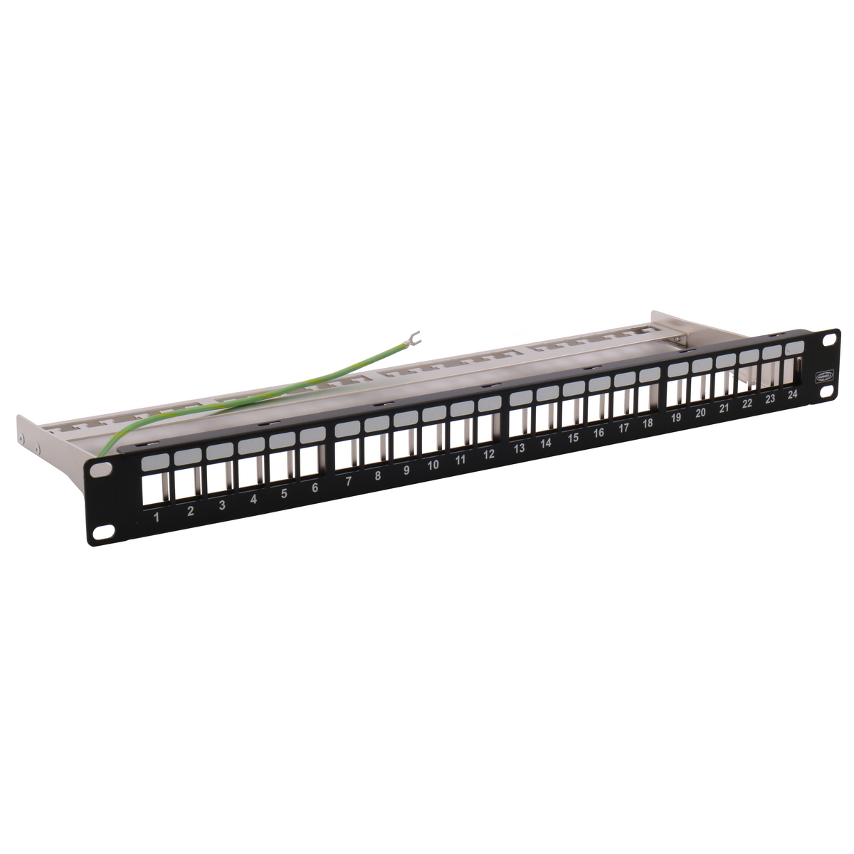 Product image for P-PANEL,JACK,UNLD,24P,SHIELD,19"WX1.75"H