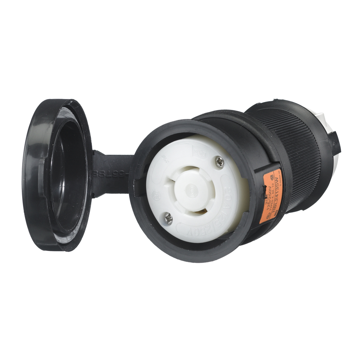 Product image for Connector L14-20R twlo+door20A 125/250V WP bk