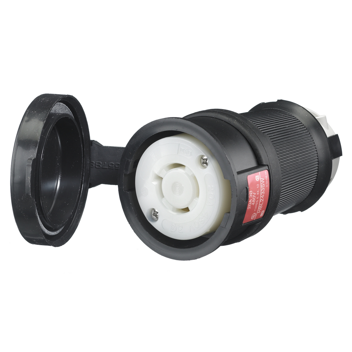 Product image for Connector L16-20R twlo cable+door 3ph 20A 480V