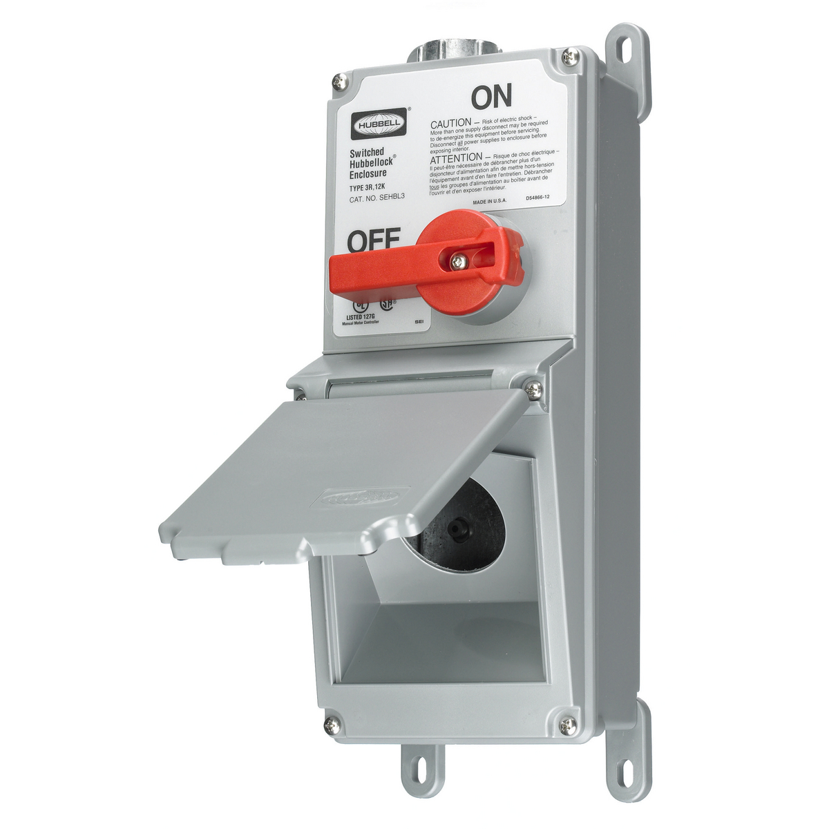 Product image for SWITCHED ENCLOSURE, HUBBELLOCK