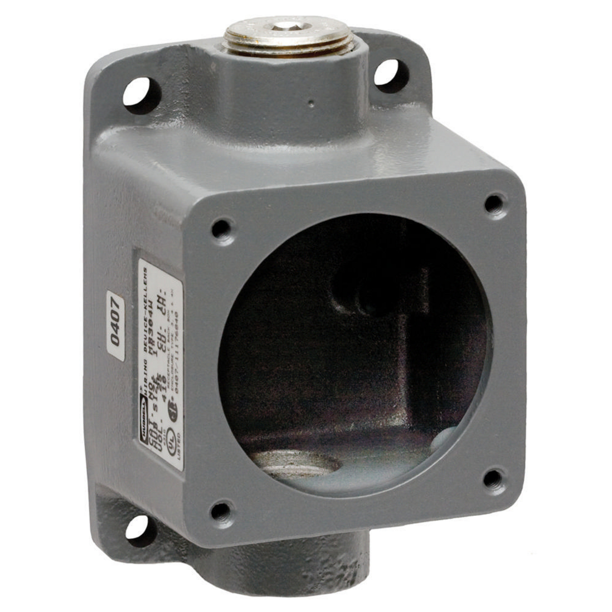 Product image for Back box straight feed through alu 30A 1in NPT