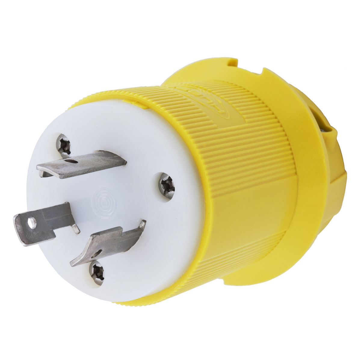 Product image for Plug twist-lock chem-marine NEMA L5-20P 20A 250V yellow