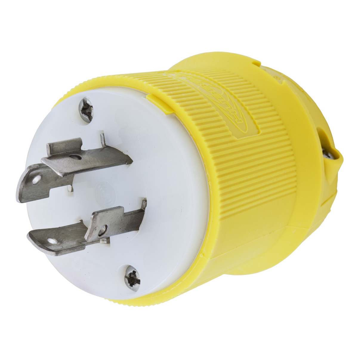 Product image for Plug twist-lock chem-marine 3-pole 4-wire 5HP NEMA L16-20P 20A 480V yellow