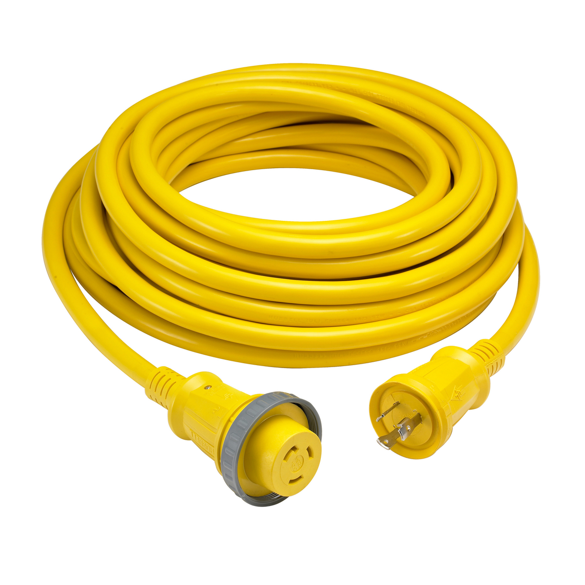 Product image for Set cable marine LED power-on indicator 30A 125V yellow 50'
