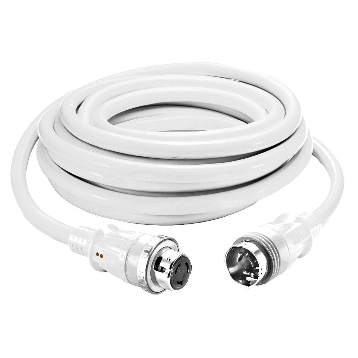 Product image for Set cable marine LED indicator 50A 125/250V white 50'