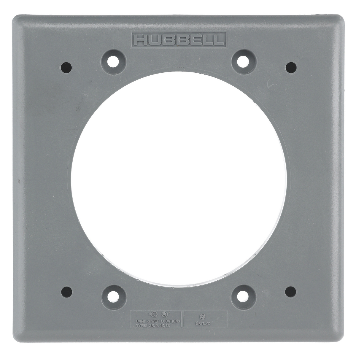 Product image for Cover plate adapter 20/30A twlo for FD box gray