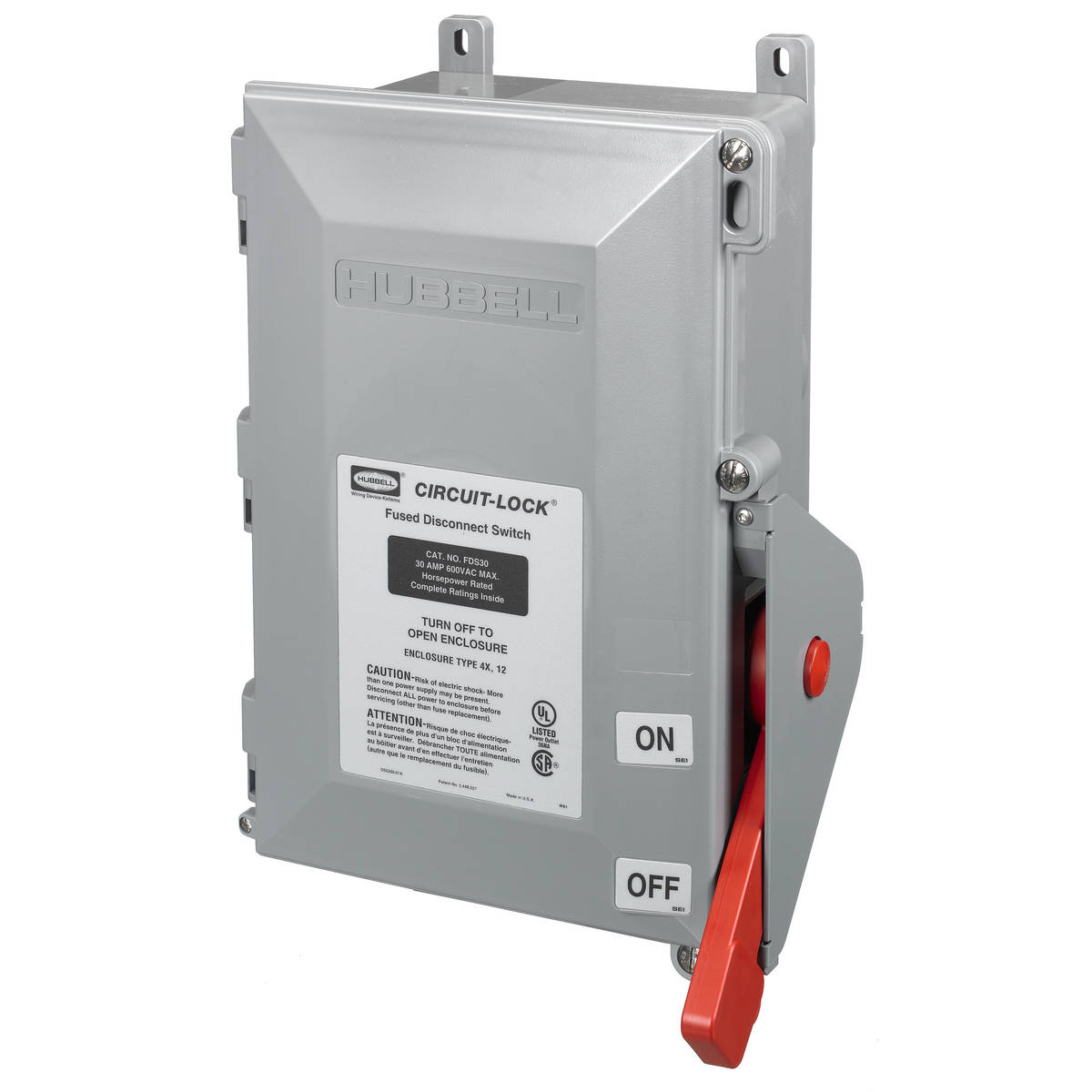 Product image for Switch fused disconnect 30A