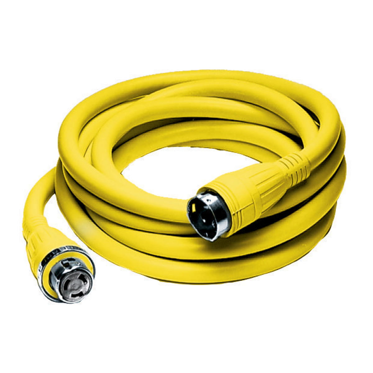 Product image for Set cable power 3-pole 4-wire 50A 125/250V yellow 50'